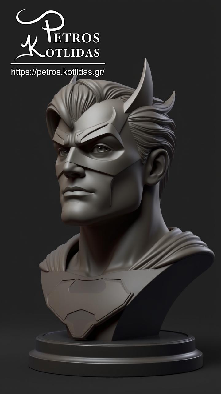 3D Bust Sculpting Male Hero